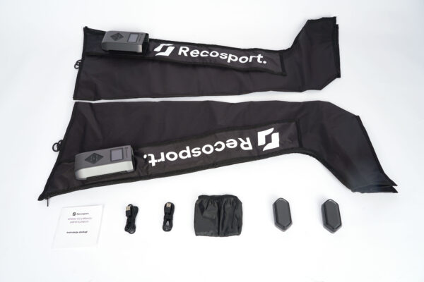 Bezprzewodowy aparat do drenażu limfatycznego Recosport - 5-komorowe nogawki