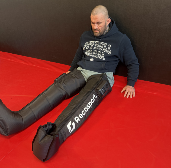 Bezprzewodowy aparat do drenażu limfatycznego Recosport - 5-komorowe nogawki